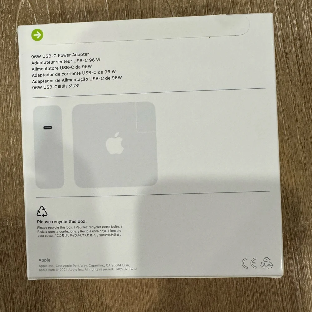 Apple 96W USB-C Power Adapter